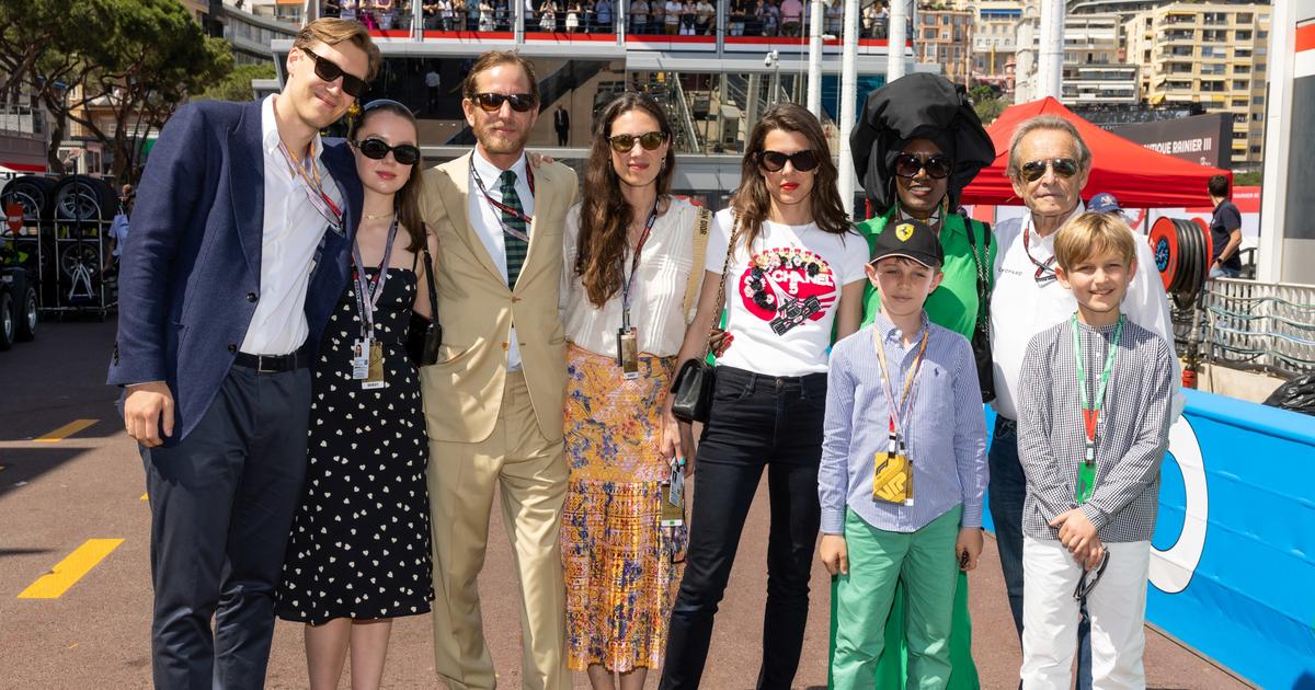 Andrea, Charlotte, Raphael… The Casiraghi clan gathers for the Monaco Grand Prix