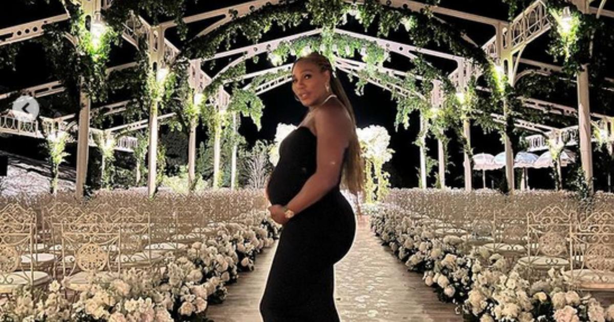 «J'essaie sérieusement de savoir si le bébé est à l'avant ou... à l'arrière» : enceinte, Serena Williams ironise sur son baby bump