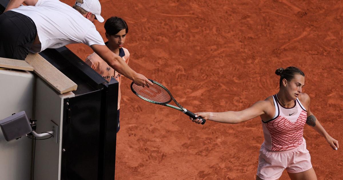 “I don’t want to talk about politics today”, slips the Belarusian Sabalenka