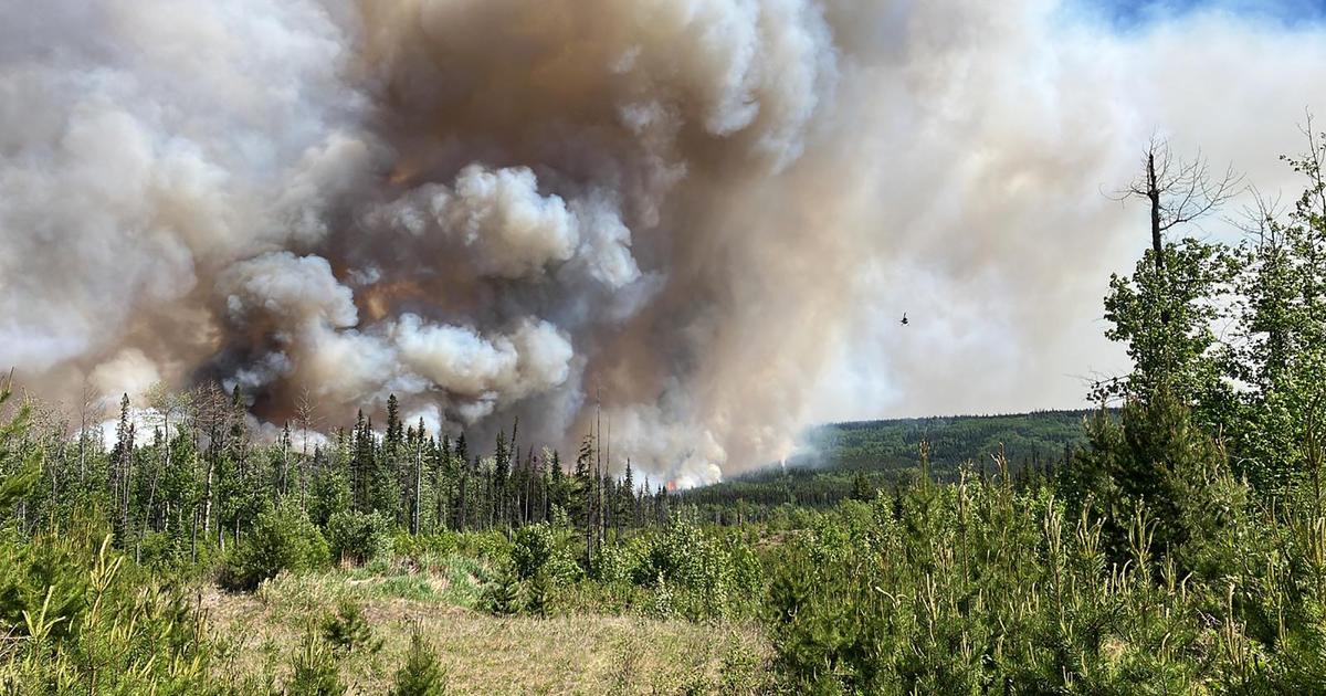 Fires intensified again in western Canada