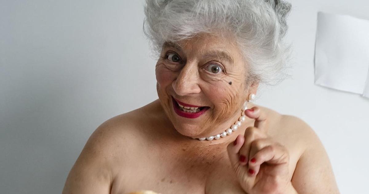 The 82-year-old Harry Potter actress posed naked for the cover of