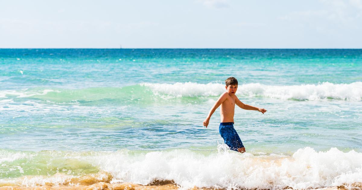 a temperatura da água é tão baixa assim em todas as praias?