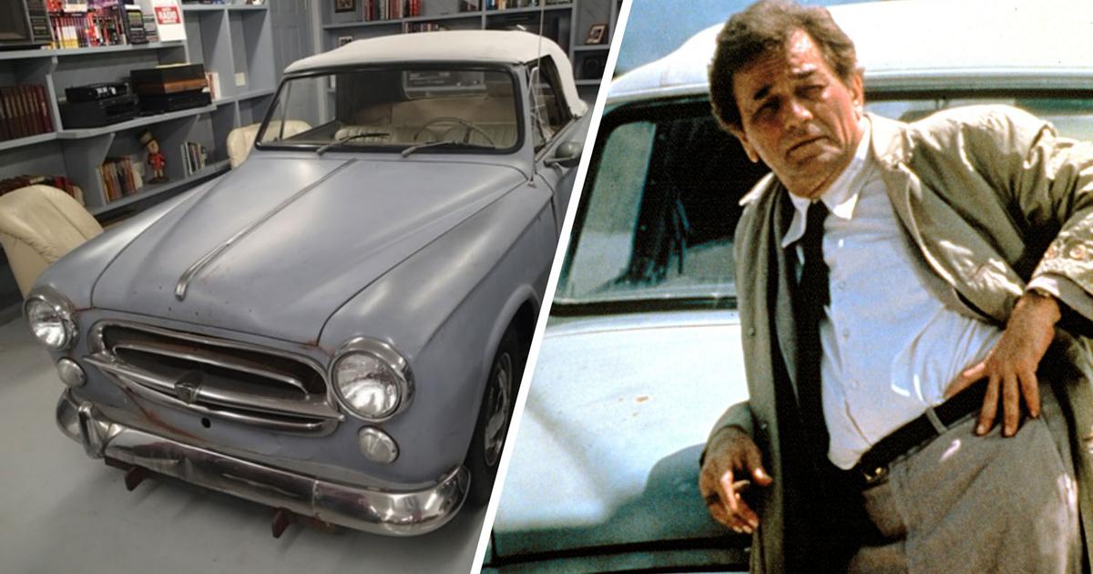 Columbo : nous avons retrouvé la légendaire Peugeot 403 de Peter Falk ...