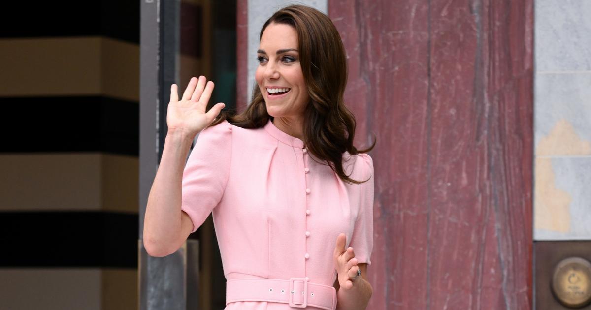 In London, Kate Middleton indulges in the Barbiecore trend in a pink dress