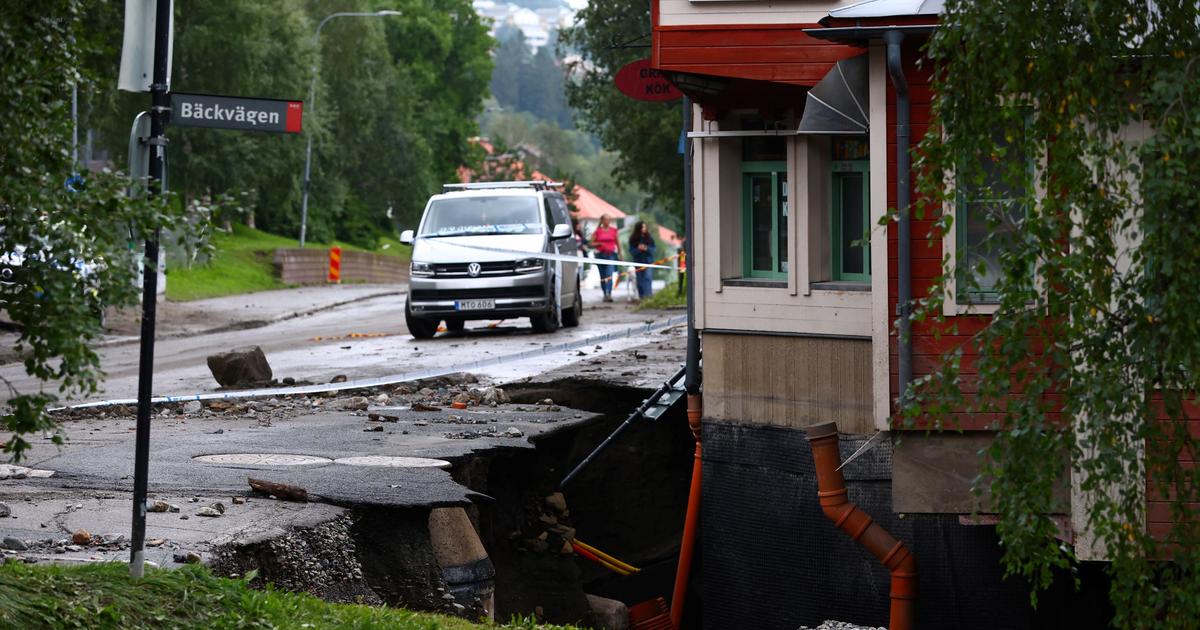 Sverige og Norge står overfor jordskred og flom etter kraftig regn