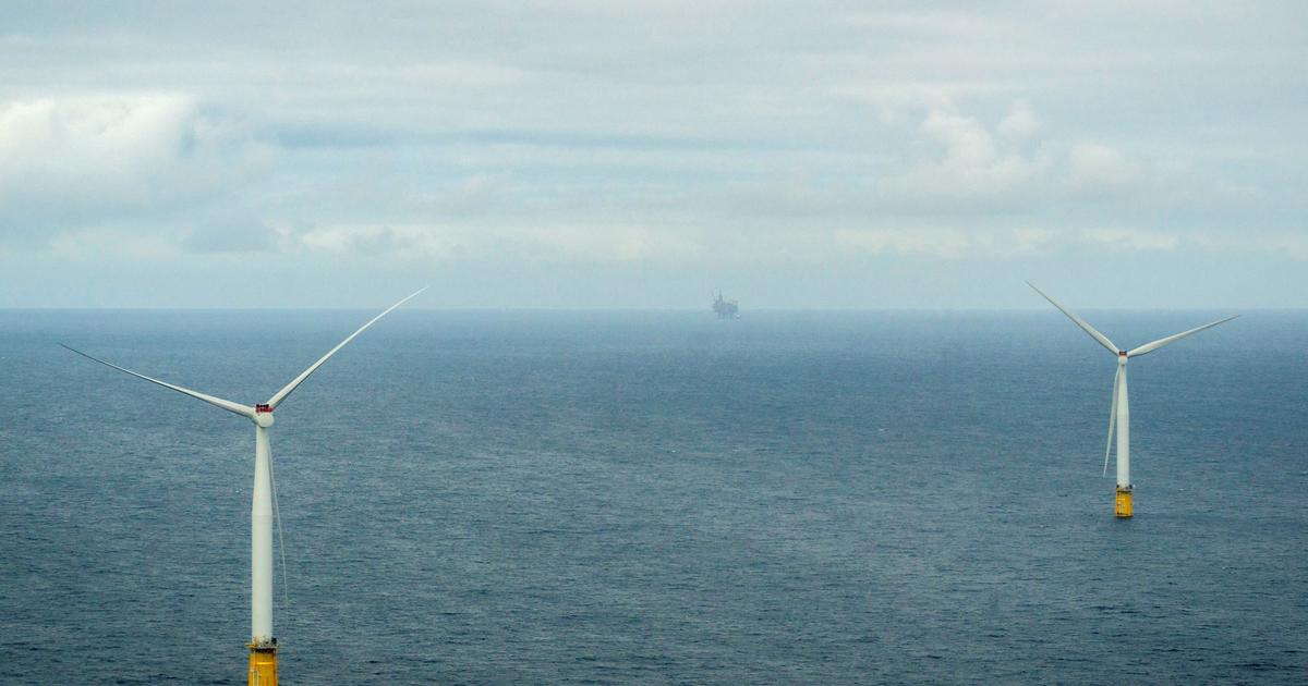 den største flytende vindparken innviet i Nordsjøen