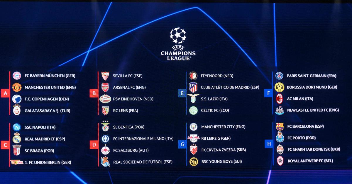 Les deux premiers pots de la Champions League pour la saison