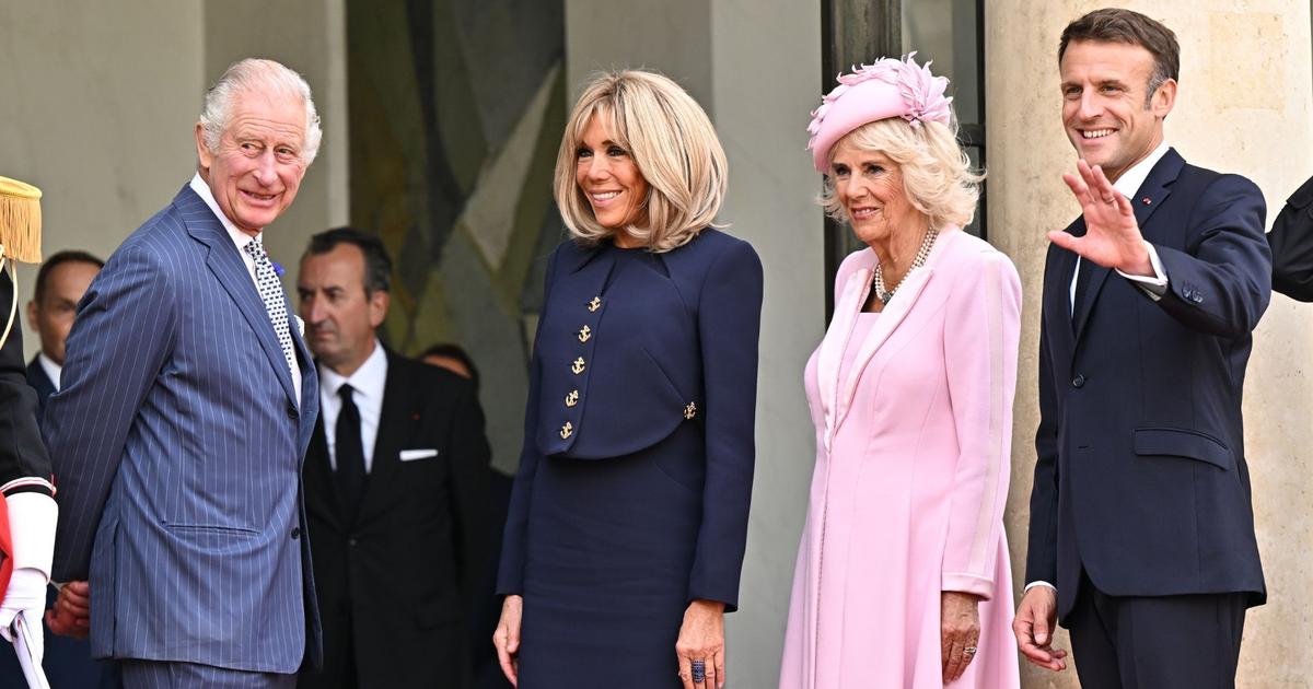 No Reverence. Brigitte Macron’s French Kiss To Welcome Queen Camilla ...