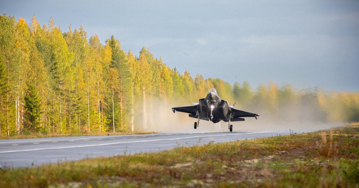Gli F-35 norvegesi atterrano per la prima volta sull’autostrada finlandese