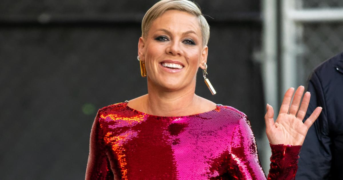 Pink shares a rare photo of her two children, Willow and Jameson, on vacation in Nashville