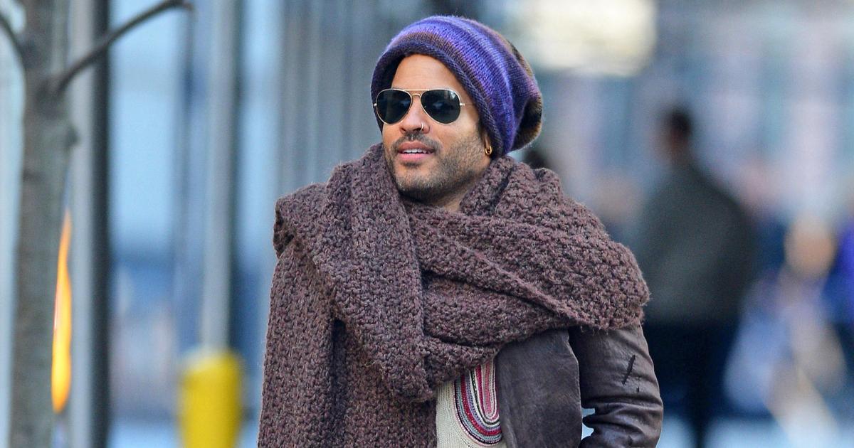Lenny Kravitz puts on his big scarf again and becomes the fall king of TikTok