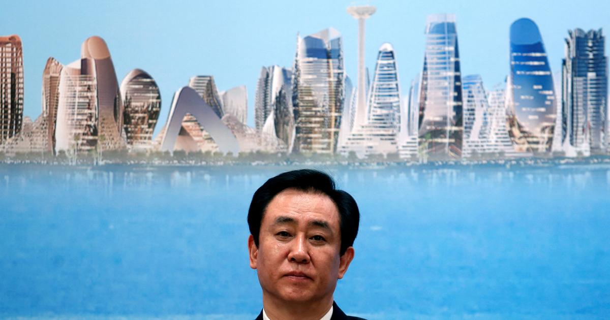 the boss of indebted promoter Evergrande under house arrest, according to Bloomberg
