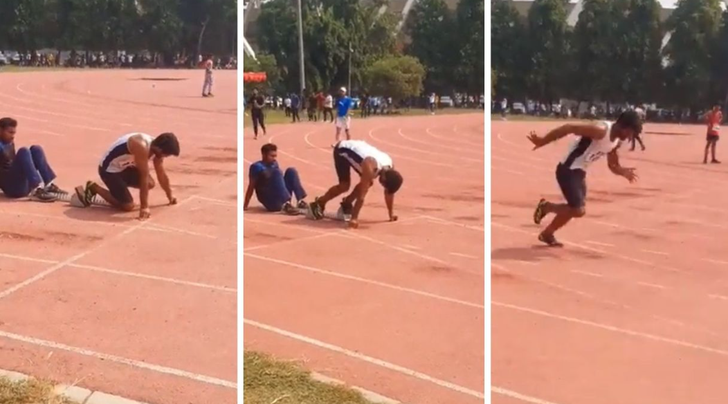 a single sprinter in the final, athletes withdrawn, an athlete on the run… An Indian regional championship turns into a farce