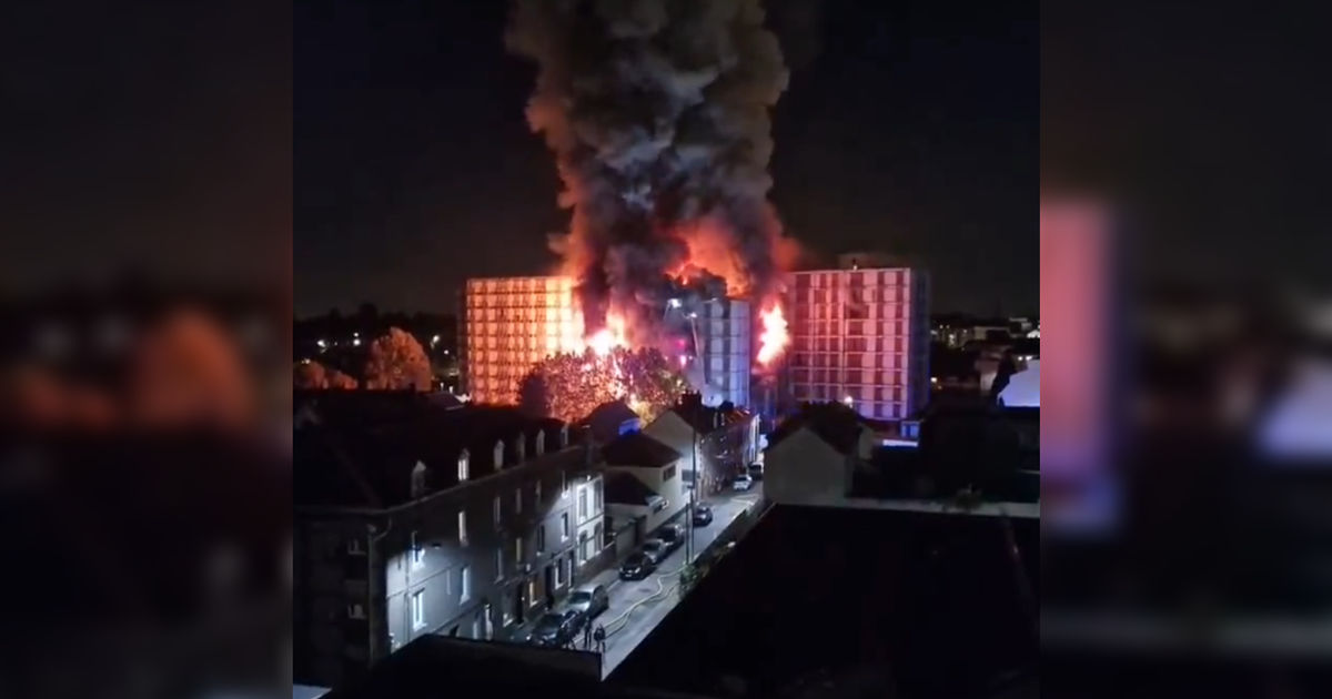 Rouen : deux immeubles s’effondrent après un important incendie