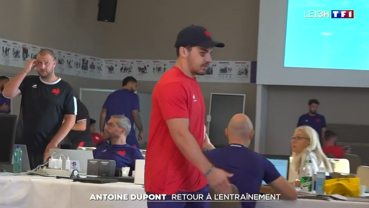 XV de France : en vidéo, le retour d'Antoine Dupont sur le terrain