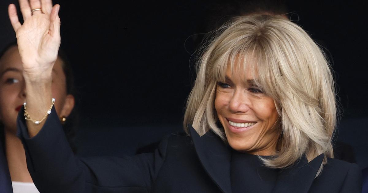 Brigitte Macron Elevates Classic Navy Suiting in Louis Vuitton Boots –  Footwear News