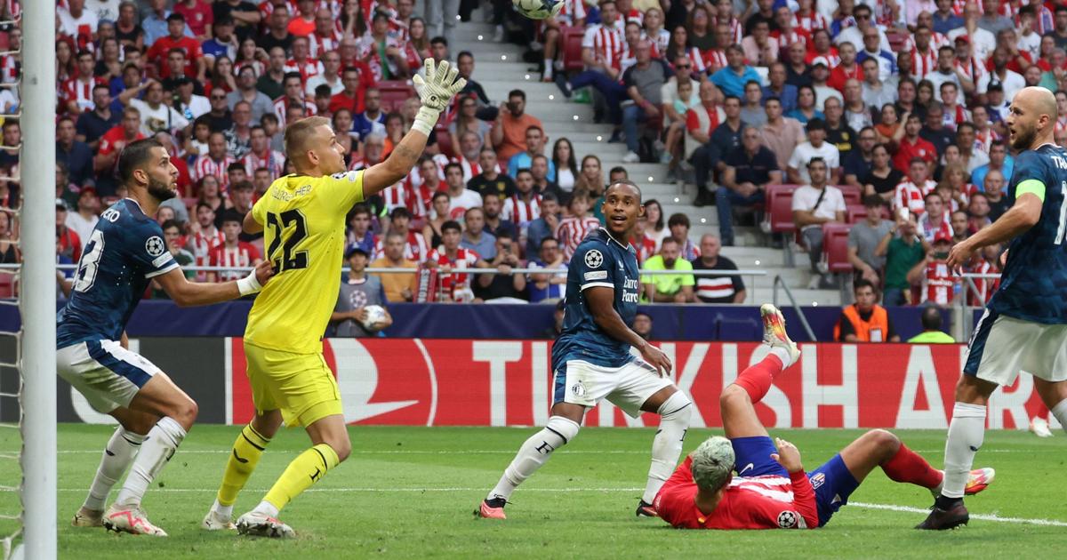 Ligue des champions : Griezmann marque face au Feyenoord sur un retourné acrobatique