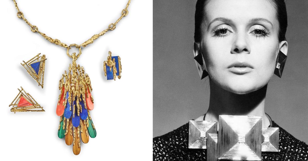 Collier Fantaisie Perles Fleuri - Style Années Folles, Gros Modèle, Occasion