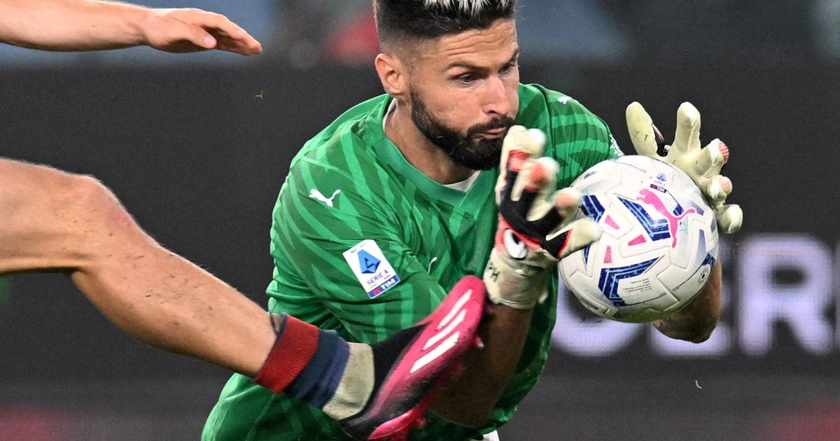 Serie A: Olivier Giroud becomes goalkeeper and saves AC Milan - The ...