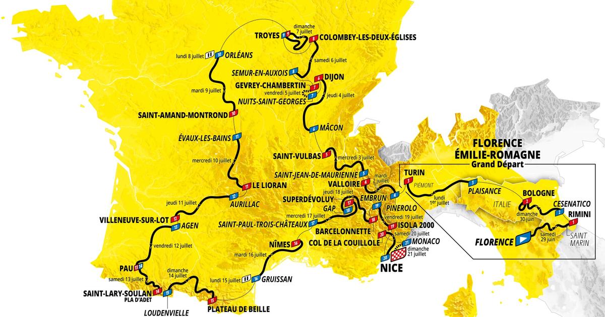 Tour de France 2024 la carte d’un parcours historique et les 12