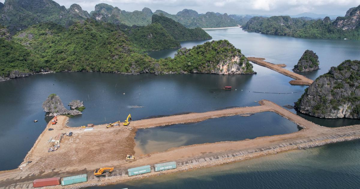 La baie d’Along menacée par la construction d’un complexe géant