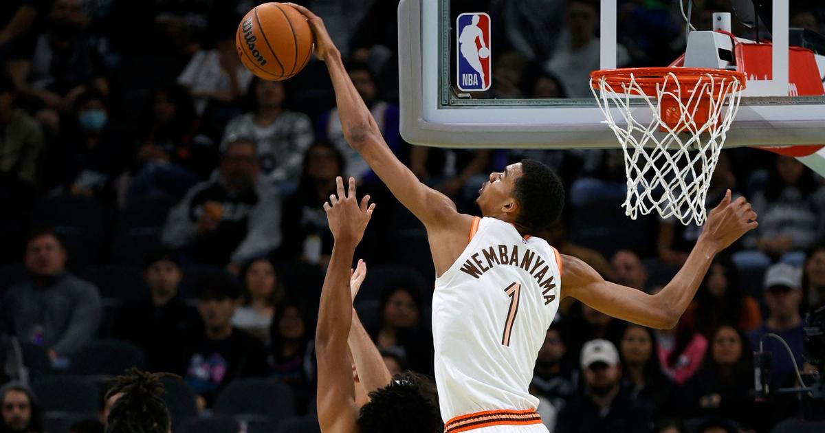 NBA : shoots insolents, alley-oops &agrave; gogo, Gobert contr&eacute;&hellip; Le show Wembanyama en vid&eacute;o