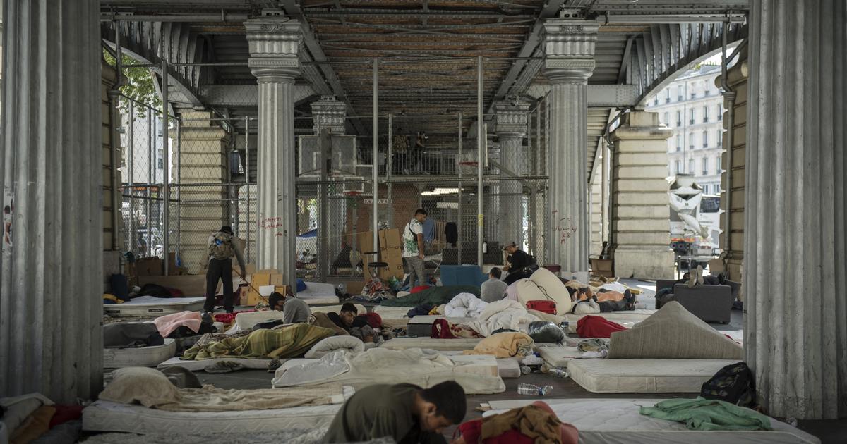 Plus de 200 migrants évacués d'un campement à Paris, la moitié ...