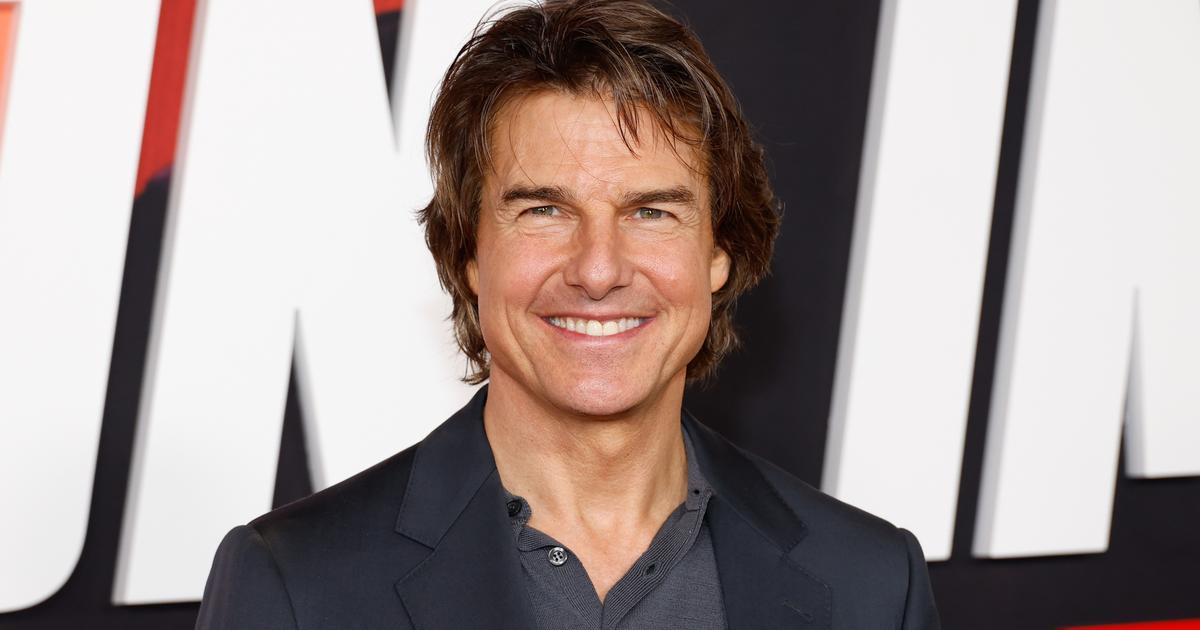 Highlighted hair and long layered cut. Tom Cruise rocks his new hair ...