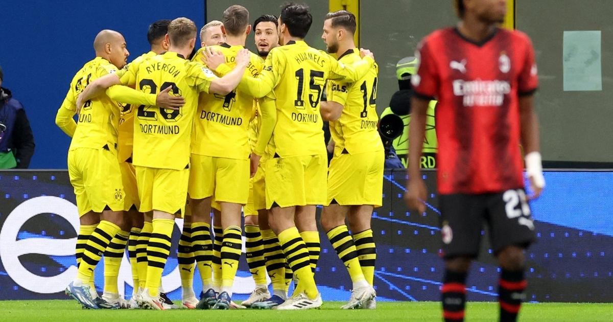 EN DIRECT - Ligue des champions : Dortmund douche le Milan, Leipzig crée la surprise à Manchester