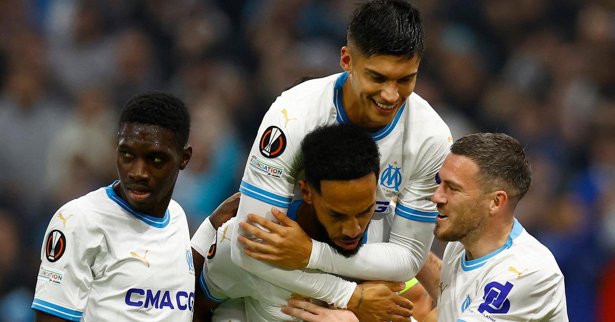 thanks to a hat-trick from Aubameyang, Marseille beats Ajax Amsterdam and qualifies for the round of 16