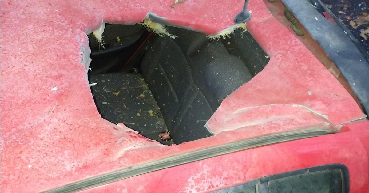 De meteoriet die in Straatsburg op een auto viel, was tenslotte geen meteoriet