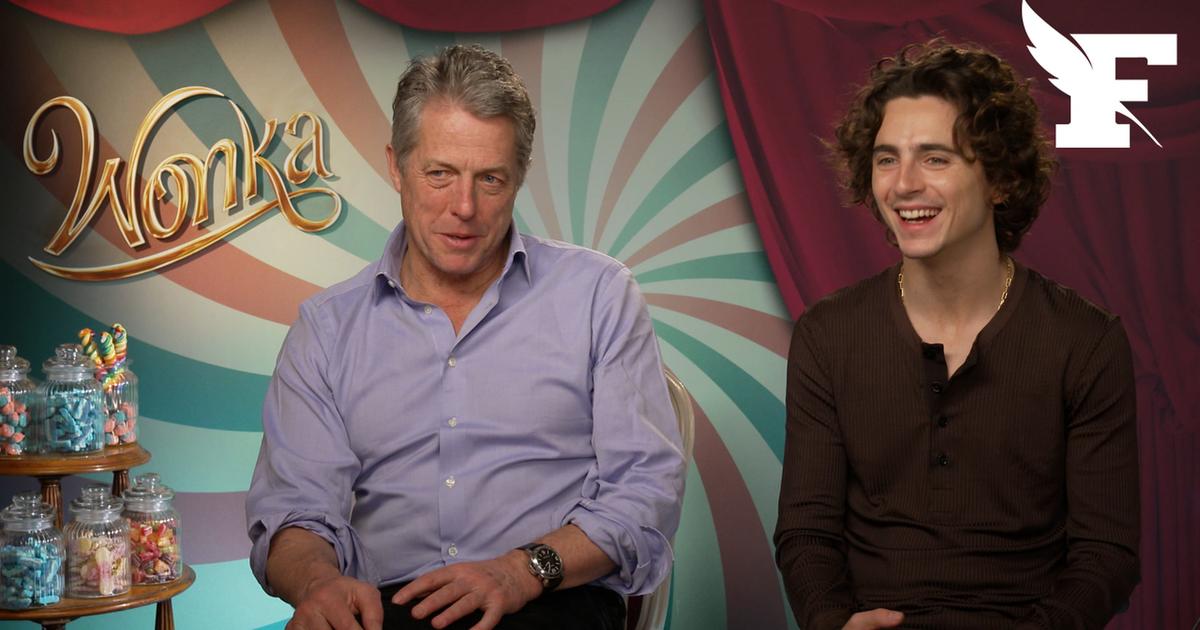 Bonbons, danse, bain de chocolat… Timothée Chalamet et Hugh Grant racontent l’aventure Wonka