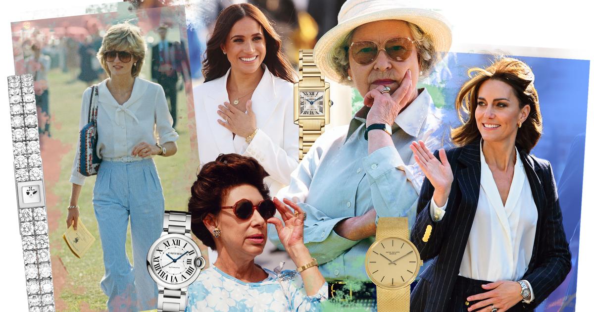 Elizabeth II, Lady Diana, Kate et Meghan… Les plus belles montres des Windsor