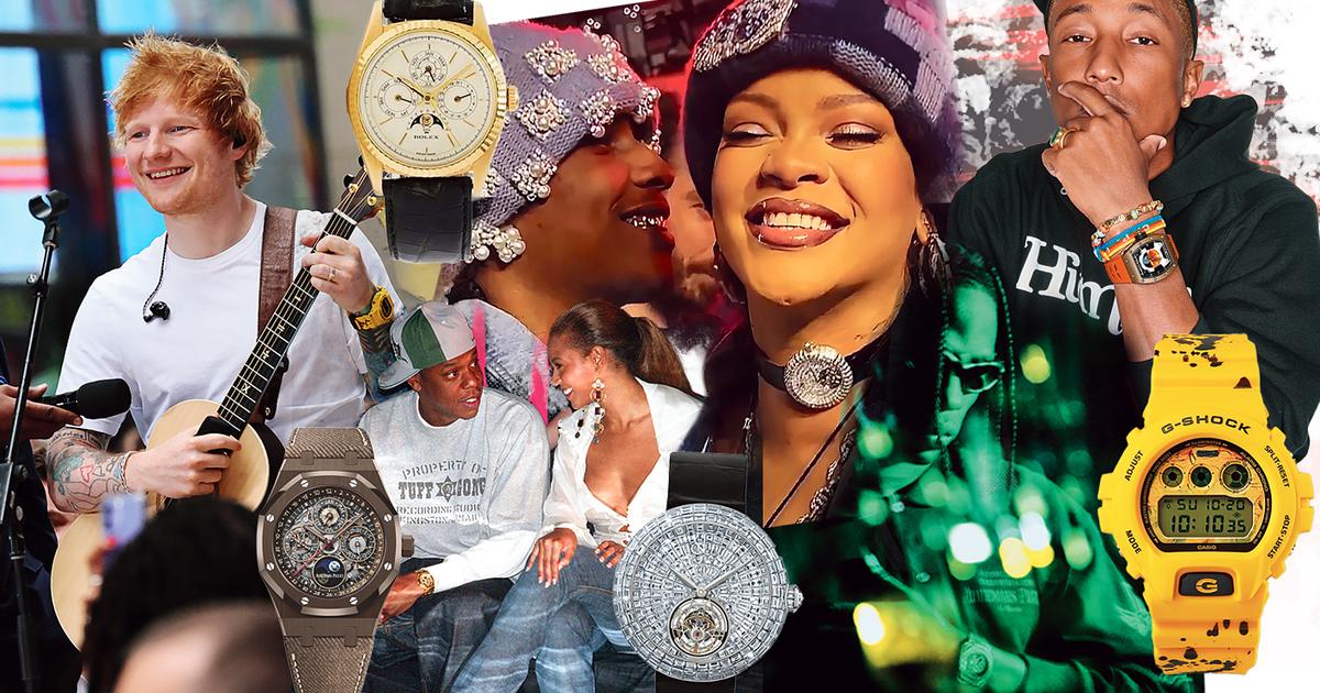 Pharrell Williams, Jay-Z, Ed Sheeran… Les montres préférées des stars de la pop music