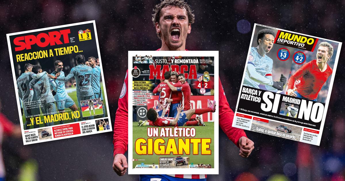 “Gol fantástico”, “digno de un genio”… La prensa española elogia a Antoine Griezmann tras su actuación ante el Real Madrid
