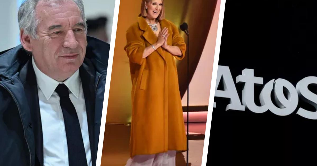 Bayrou relaxé, apparition surprise de céline dion aux grammy awards, atos chute en bourse... Les 3 infos à retenir à la mi-journée