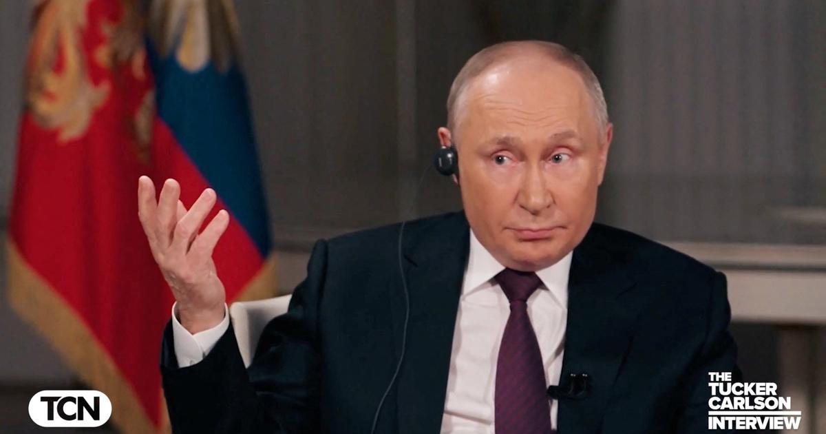 Vladimir Poetin zegt dat het verslaan van Rusland in Oekraïne 'onmogelijk' is.