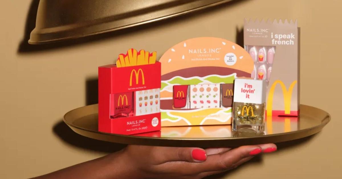 Rouge «ketchup» et faux ongles «frites» : la manucure selon McDonalds qui lance sa gamme de vernis