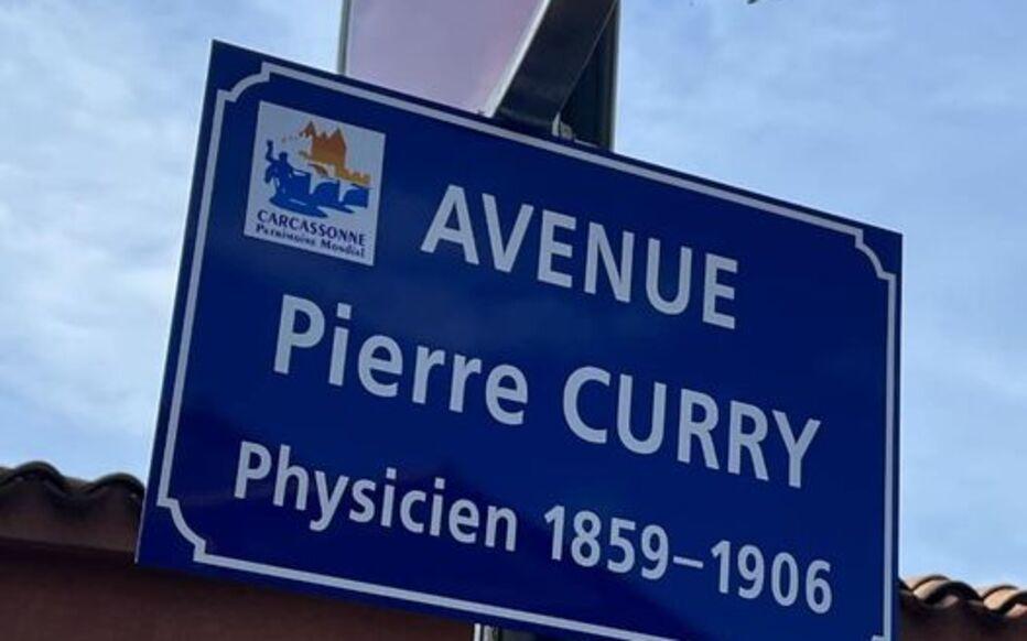 Carcassonne: an avenue pays homage to the famous physicist... Pierre Curry