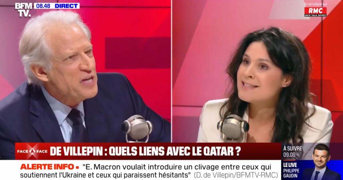 «Comment vous pouvez dire une chose pareille ?» : échange tendu entre Dominique de Villepin et Apolline de Malherbe sur BFMTV