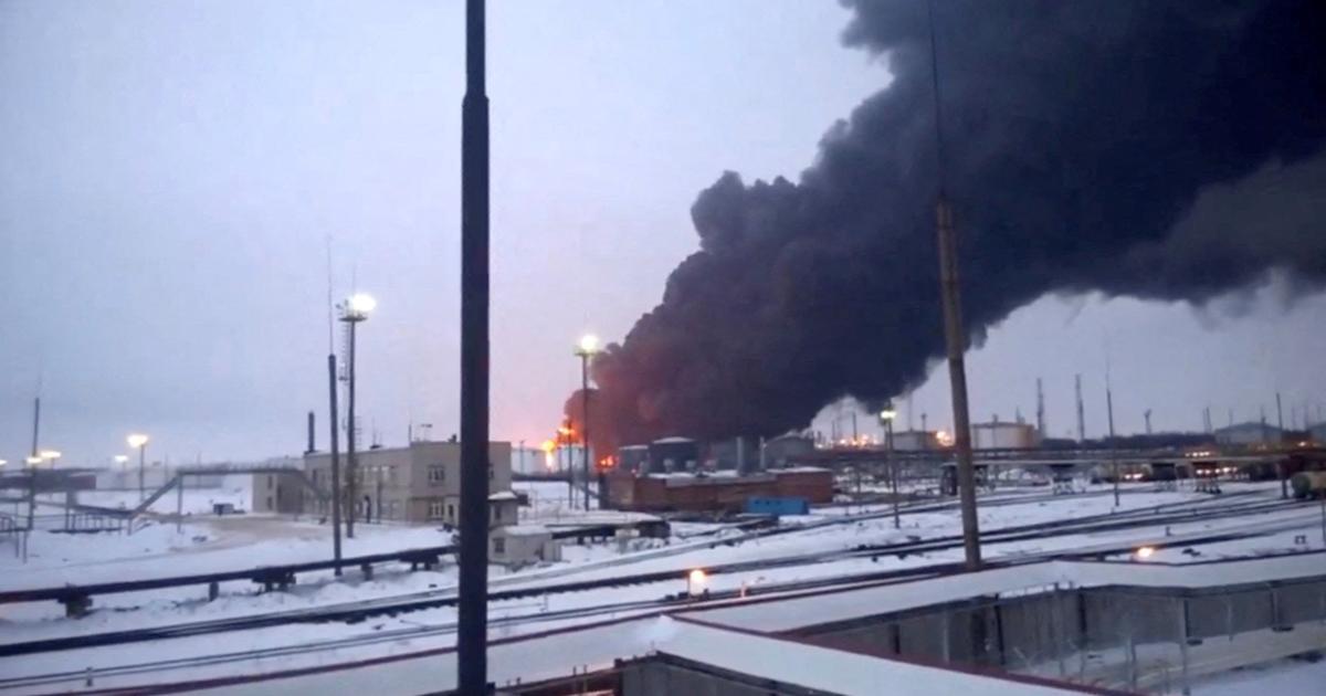 Ukraińskie drony zbombardowały rosyjską rafinerię Syzran, zabijając dwie osoby w Biełgorodzie