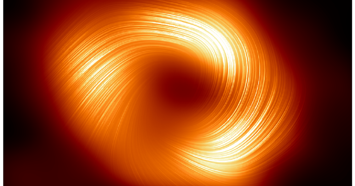 “Deze gepolariseerde afbeelding van het centrale zwarte gat van de Melkweg is een echte verrassing.”