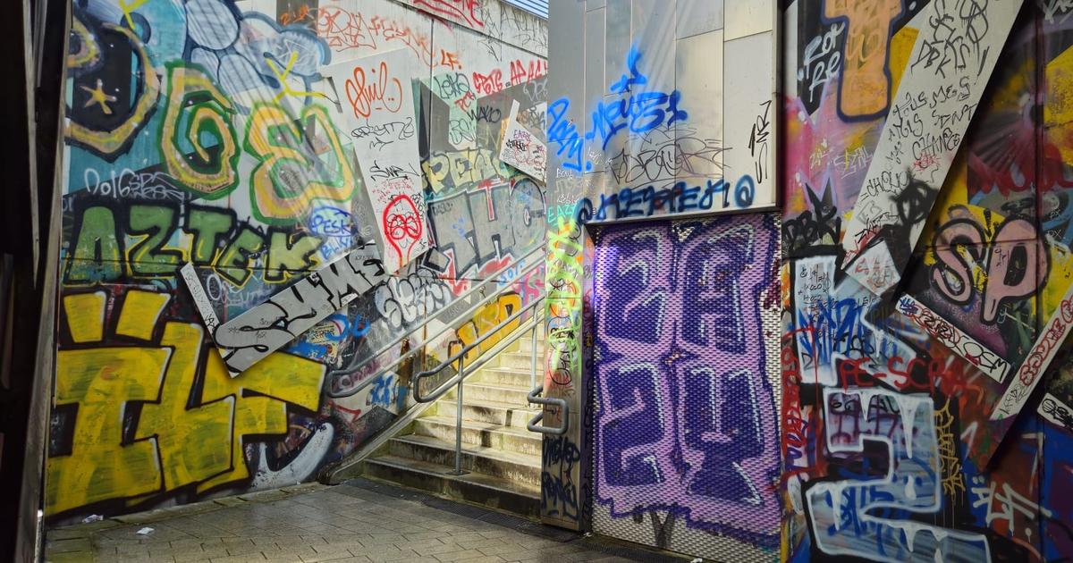 Nantes : embelli il y a tout juste 10 ans, ce passage souterrain du centre-ville est redevenu un boyau glauque