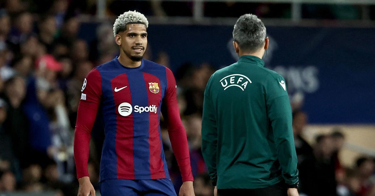 Barça-PSG : après son carton rouge, Araujo «désolé» de l’élimination de Barcelone