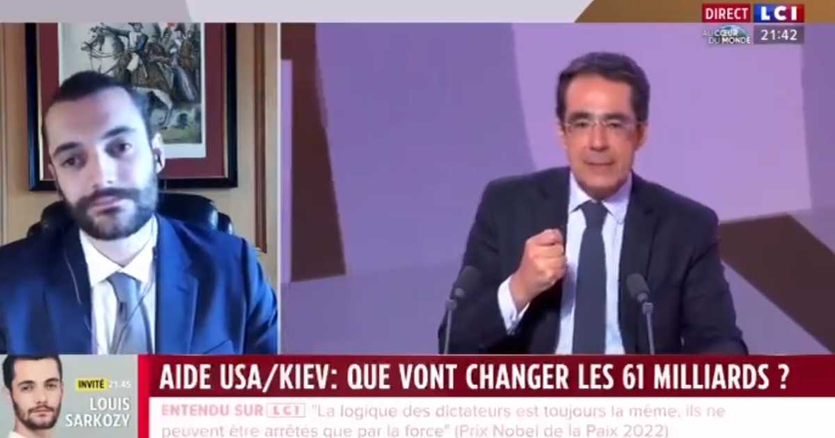 De interventie van Louis Sarkozy tegen Darius Roshpin op het LCI-kanaal lokt reacties uit