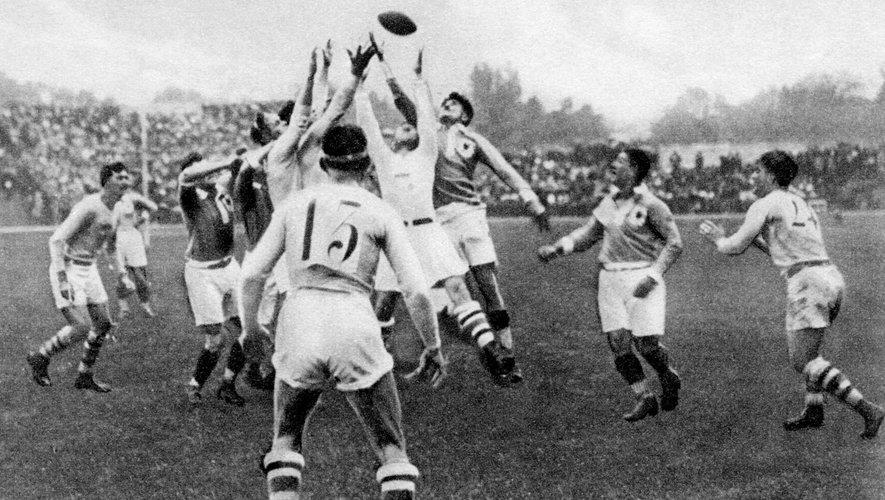 Regarder la vidéo Rugby : trois matchs France-États-Unis pour célébrer les 100 ans de la finale olympique