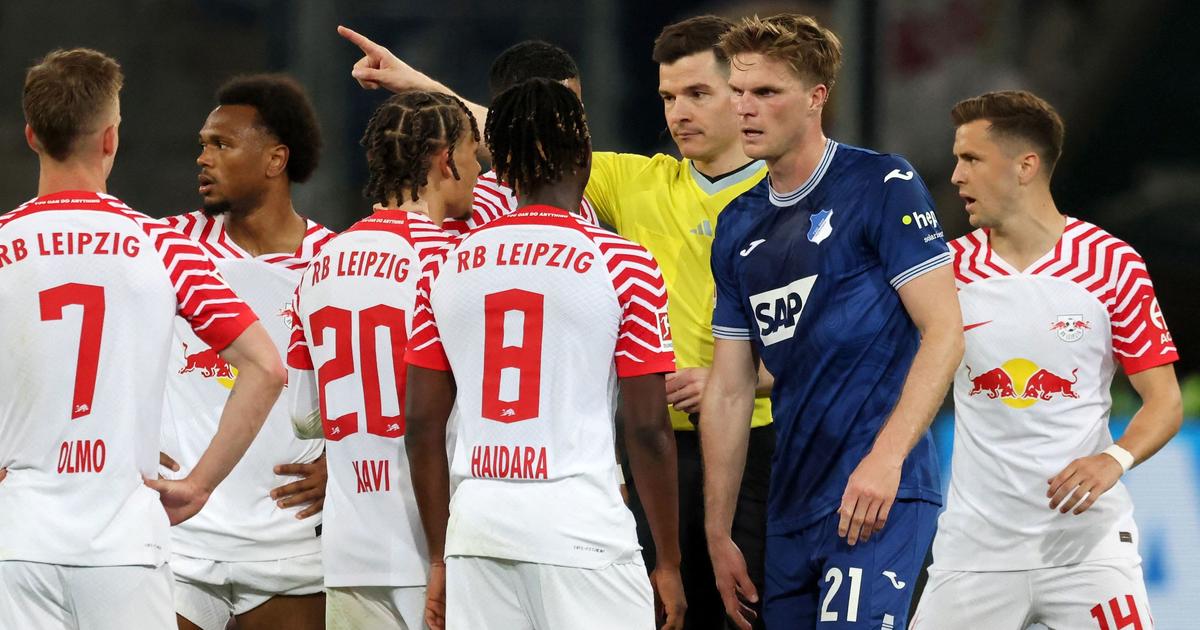 End of series for Leipzig at Hoffenheim, Xavi Simons sees red