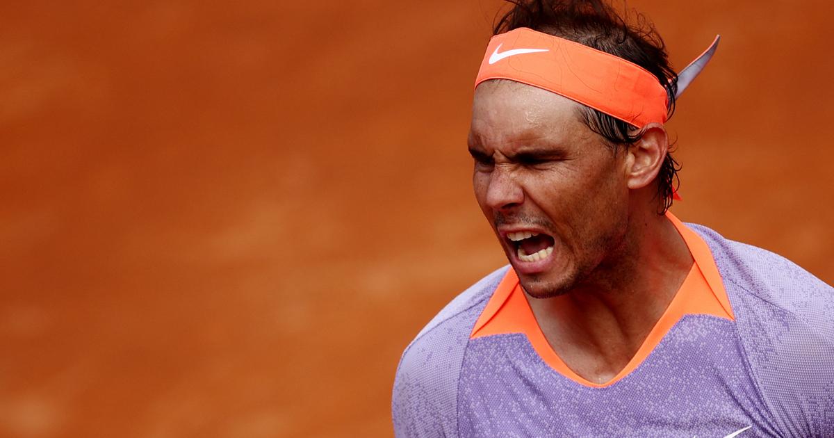 Regarder la vidéo Tennis: Nadal se qualifie difficilement pour le 2e tour à Rome