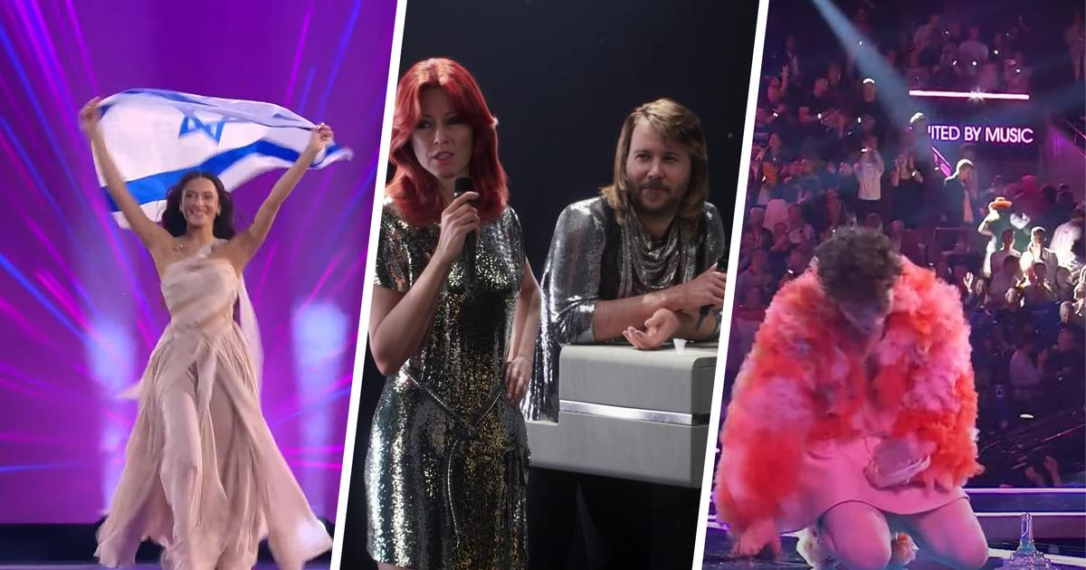 Regarder la vidéo La chanteuse israélienne huée, retour du groupe ABBA, le trophée brisé… Ce qu'il faut retenir de l'Eurovision 2024