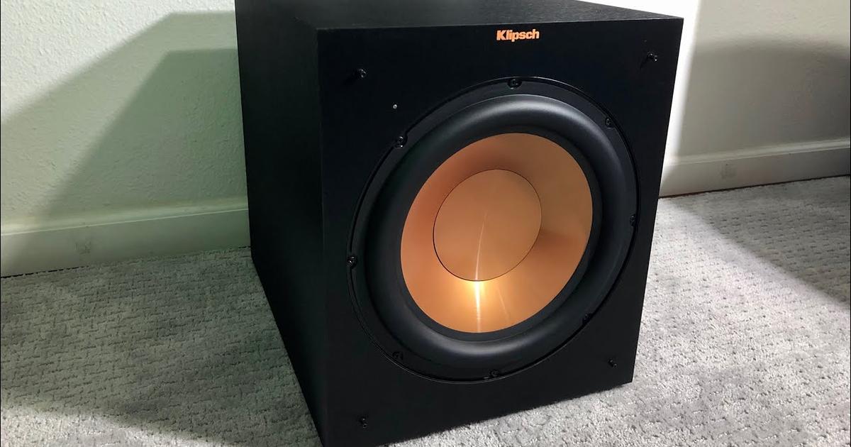 Klipsch R12SW un caisson de basses puissant à tout petit prix